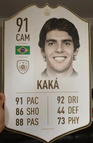 59x 37cm kaka icon fifa - 59x,