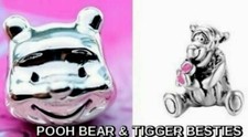WINNIE THE POOH BEAR TIGGER WITH DAISY PINK ENAMEL + Gift bag