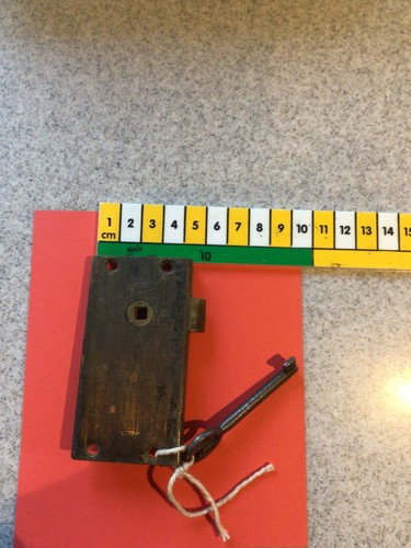 Vintage lock with - , key