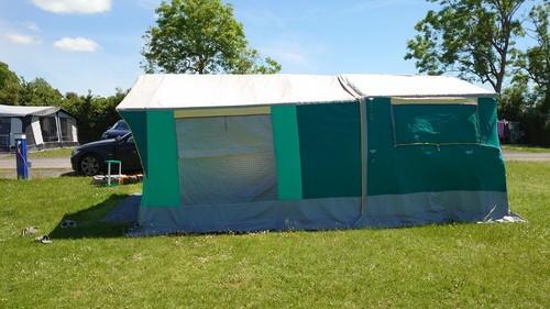 Trailer tent raclet with - trailer,