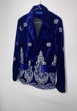 Men’s Velvet Royal Blue