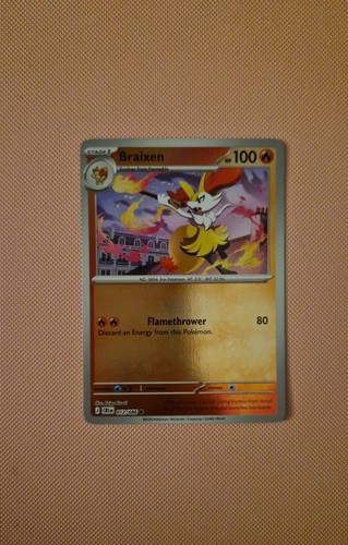 012 086 braixen reverse holo - braixen, :