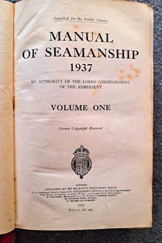 Royal navy admiralty manual - navy, of