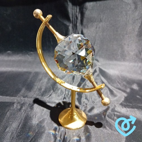 Crystal ball globe - crystal, ornament