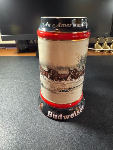 1990 budweiser beer holiday - budweiser,