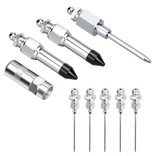 9pcs grease gun needle nozzle - grease,