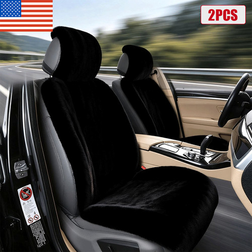 Faux sheepskin car seat - sheepskin,
