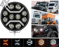 9" Round Full Led Spot Fog