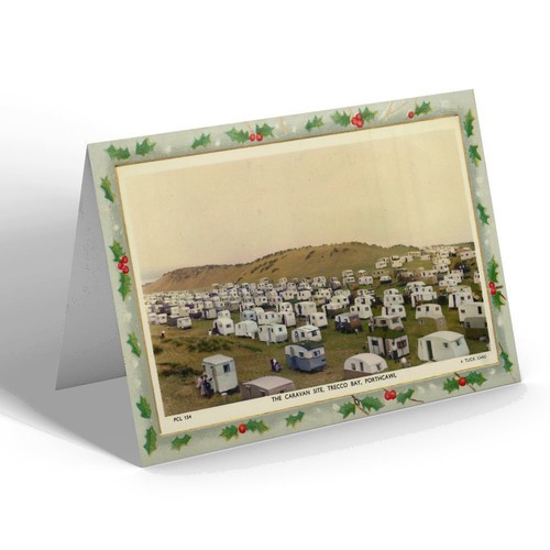 Christmas card vintage wales - christmas,