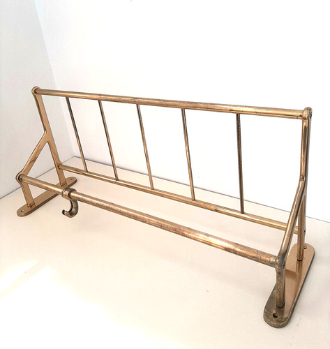Brass wall coat hanger - wall,