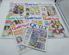 10 x Quilt & Patchwork Magazines Quilt Almanac & Quilt Now
