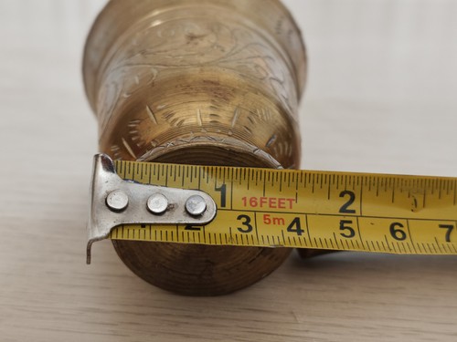 Vintage solid brass mortar - mortar, &