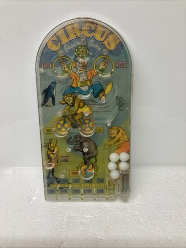 Vintage circus bagatelle game - bagatelle,