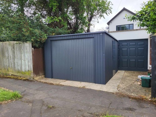 Metal building garden - metal,