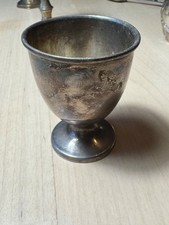 VINTAGE SILVER EGG CUP