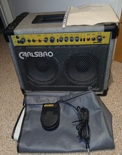 Carlsbro 1985 Rebel 8 Twin 2 channel Solid state guitar amplifier & footswitch
