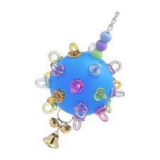 Chewable Parrot Activity Ball Cage Hanging Chew Toy For Various Size Bird Fun