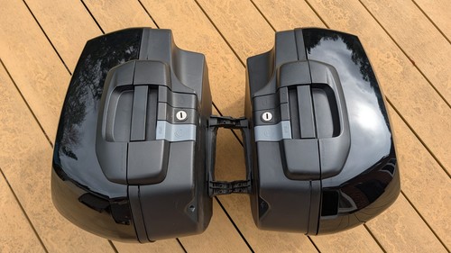 Bmw genuine black panniers - genuine,