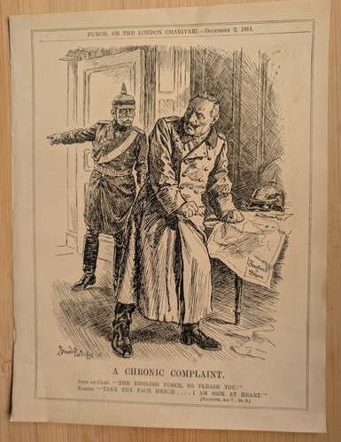 Vintage punch cartoon - vintage, print