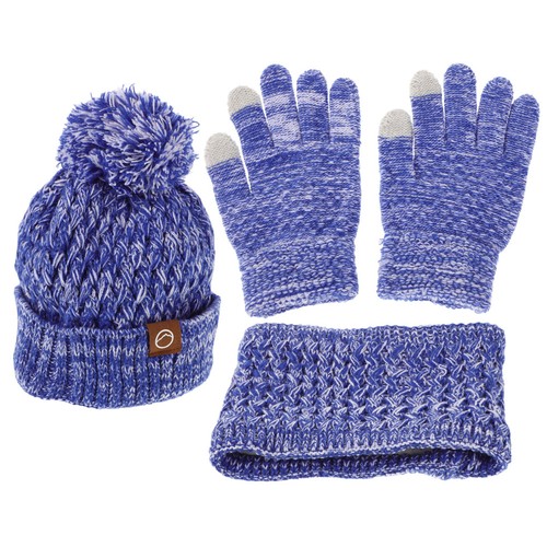 Winter hat gloves scarf set - gloves,