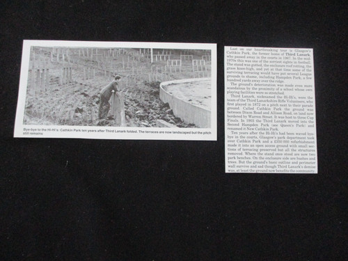 Third lanark cathkin park - third,