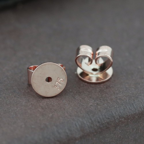 Genuine 9ct solid rose - genuine,