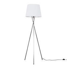 Modern Chrome Tripod Floor Lamp Standard Standing Reading Light For Living Room