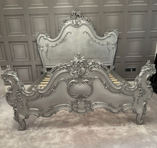 Ornate bedroom set bed frame - bed,