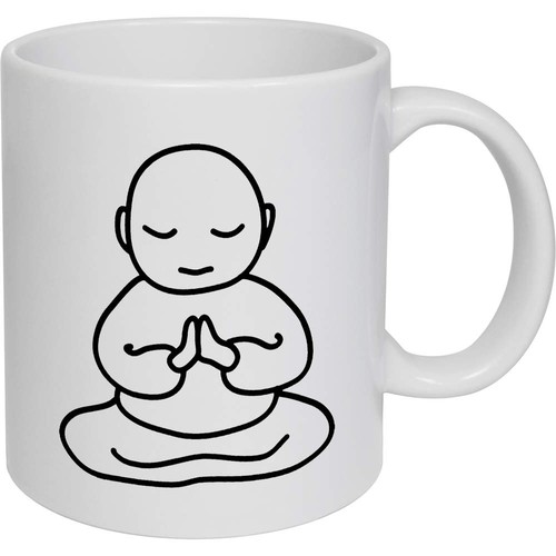 Buddhist monk ceramic - 'buddhist, mug