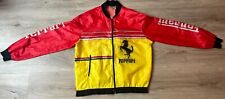 Vintage 1970s Italstyle Ferrari Windbreaker Jacket Size 52 Horse Car Racing USED