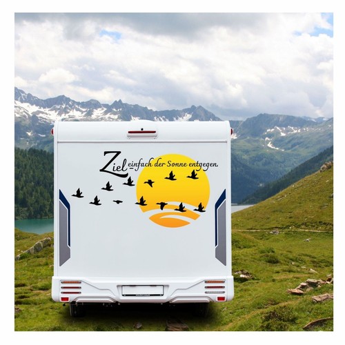 Sticker wild geese lettering