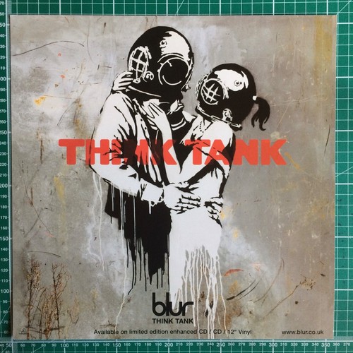 Banksy blur art think tank - banksy,