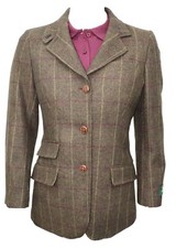 Ladies Blazer 100% Wool Tweed