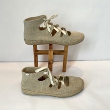 Women's Rocketdog Cream Canvas Espadrille Shoes
