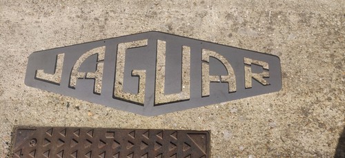 Jaguar wall sign 1950 - jaguar,