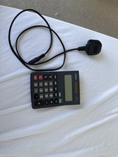 Lot – Casio MS-8TV Calculator + UK Figure-8 Power Cable – Home / Office