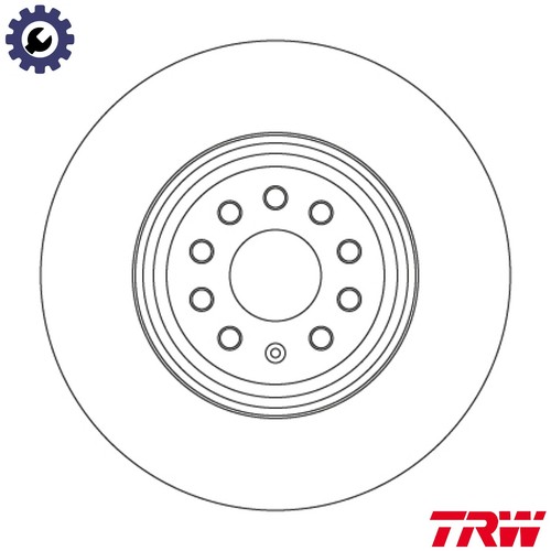 Brake disc df6770s - disc, for