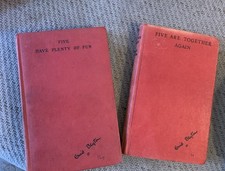 Famous Five 1st Edition Books X 2  (5 Have Plenty Of Fun  5 Are Together Again)