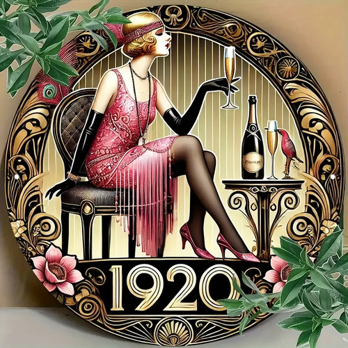 Art deco flapper lady - flapper,