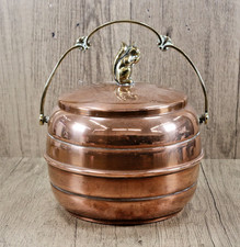 Vintage Brass & Copper Biscuit