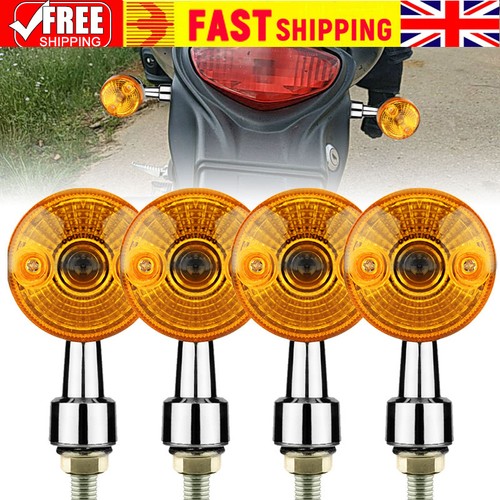 4pcs amber motorcycle - 4pcs,