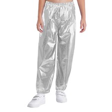 Girls Boys Jazz Hip Hop Dance Costume Trousers Disco Party Joggers Harem Pants