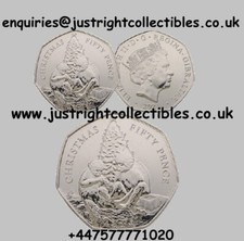 2021 Gibraltar Christmas 50p Coin Free Fast shipping best price 