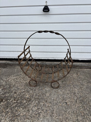 Vintage wrought iron log - vintage,
