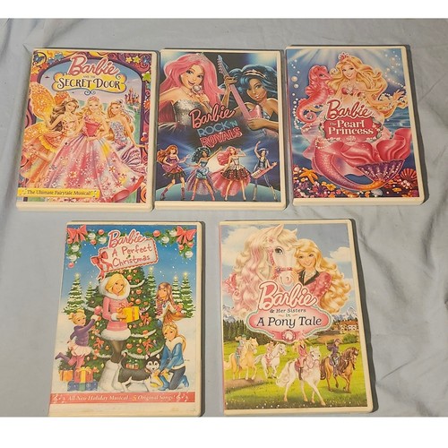 Barbie dvd movie - lot, 5