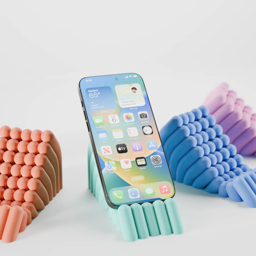 Anemone inspired bobbly phone - anemone,