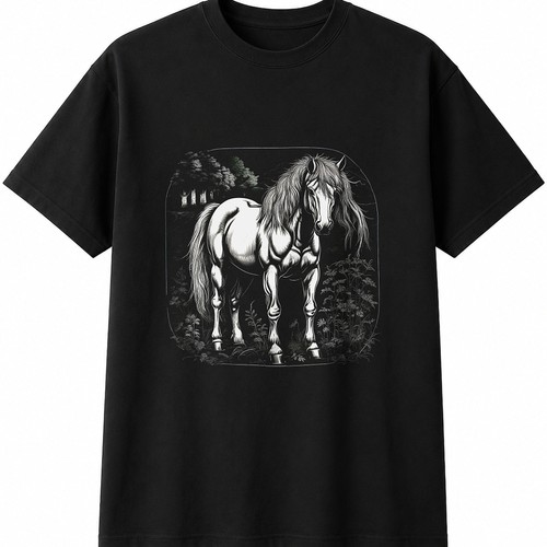 Graphic highland pony - graphic,