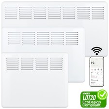 Mylek Panel Heater Wifi Radiator Electric Space Warmer App Smart Wall Mounted