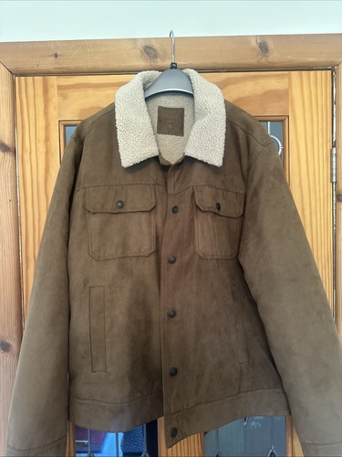 Men suede bomber jacket - suede,