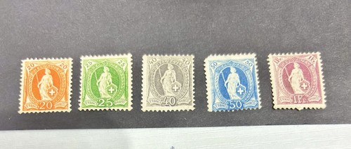 Switzerland 1882 1884 standing - 1882/1884,
